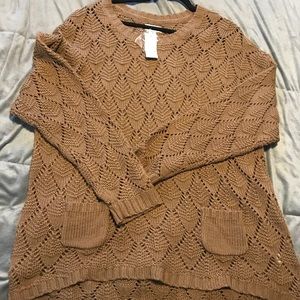Open knit sweater AVENUE size 18/20